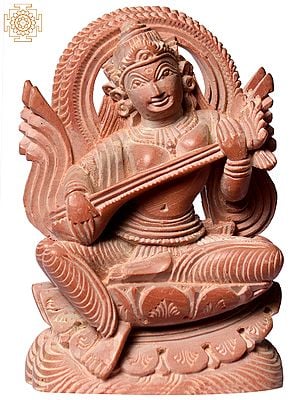 3" Goddess Saraswati Sitting