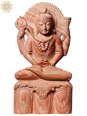 6" Hindu God Shiva Shankara In Dhyana Mudra