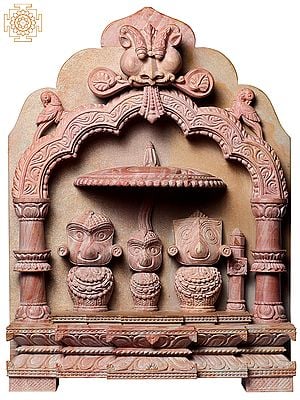 11" Hindu God Jagganath Singhasana