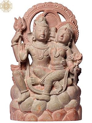 8" Lord Shiva With Parvati