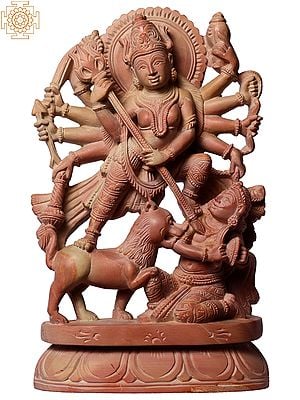 8" Ten Armed Goddess Durga