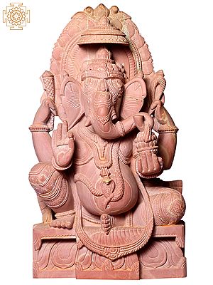 15" God Ganesha (Vinayaka) On Throne