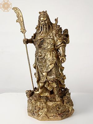 23" Bronze Superfine Statue of Guan Yu (Guan Gong)