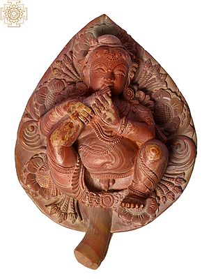8" Bala Krishna on Leaf