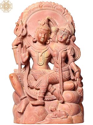 10" Lord Shiva With Parvati