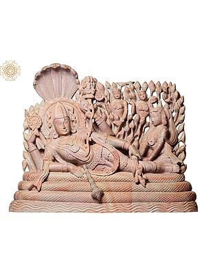 15" Lord Anantashayana Vishnu , Lakshmi