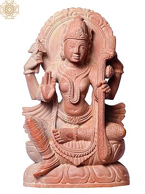8" Blessing Goddess Saraswati
