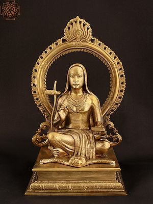 13" Bronze Superfine Adi Guru Shankaracharya