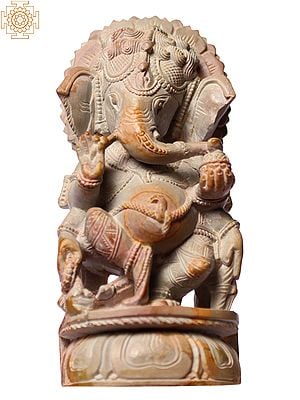 4" Small Dancing Lord Ganesha