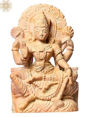 4" Small Sitting Lord Vishnu