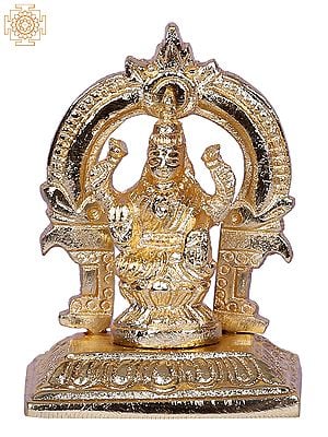 2" Hindu Goddess Lakshmi With Arch