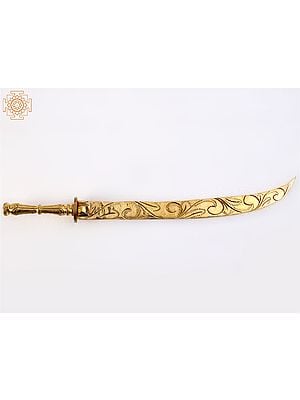 Hindu Brass Sword | Brass