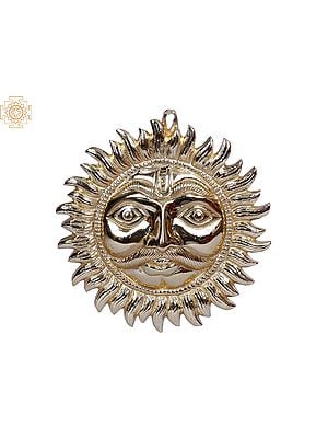 Sun Face | Wall Hanging| Brass | Gold Plated