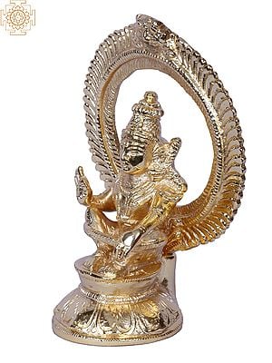 God Ayyappan With Arch |Brass Statue | Gold Plated