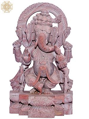 God Ganesh Dancing | Stone Statue