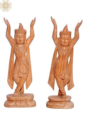 8" The Hindu Deities - Gaura and Nitai