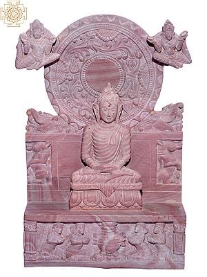 12" Buddhist Deity Gautama Buddha in Dhyana Mudra | Orissa Stone