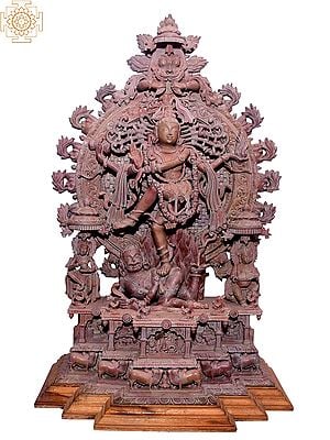 33" Superfine Ornamented Nataraja (Shiva) Dancing On Apasmara