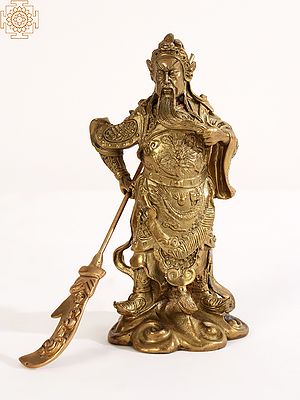 6" Bronze Superfine Guan Gong - Chinese God of War