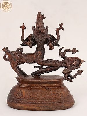 5" Sharabha Pacify Narasimha | Bronze