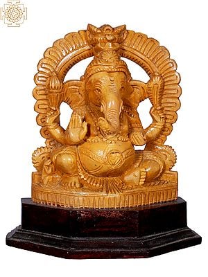 Prabha Ganesh | Wooden Statue