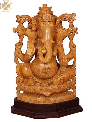 Lord Ganapati | Wooden Statue