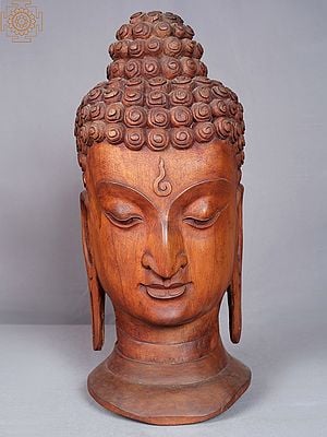 18" Lord Buddha Head from Nepal