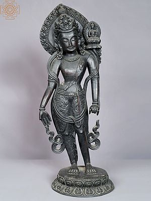 23" Tibetan Buddist Deity Avalokitesvara From Nepal