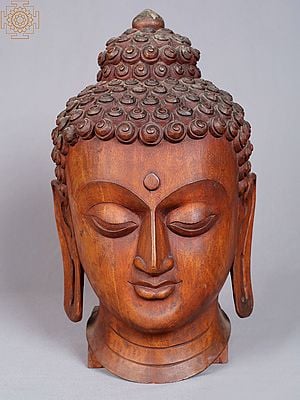 14" Buddha Head from Nepal