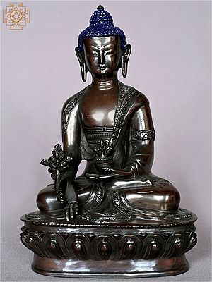 8" Tibetan Buddhist Deity Medicine Buddha