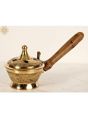 4" Brass Incense Burner | Handmade | Made in India