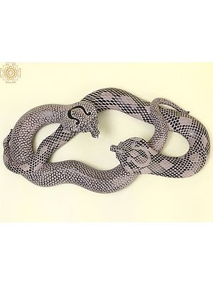 22" Two Entwined Snakes