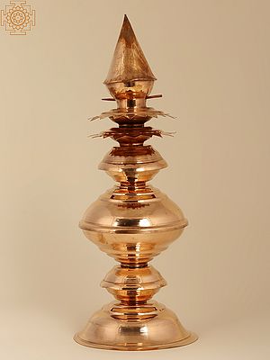Ritual Temple Shikhara in Copper