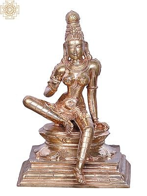 11'' Hindu Goddess Uma (Parvati) | Bronze