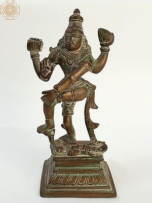 7" Hindu God Shiva Tandava | Brass