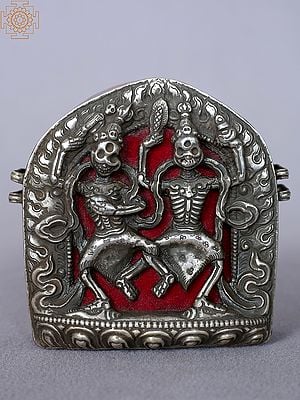 4” Citipati- The Skeleton Couples from Nepal | Silver Ghau