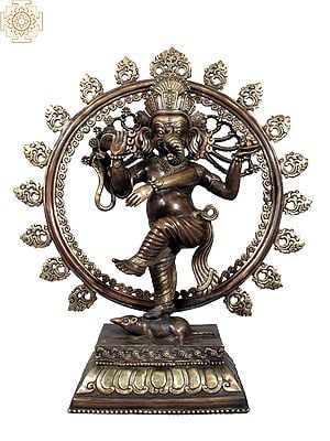 20" Dancing Lord Ganesha from Nepal