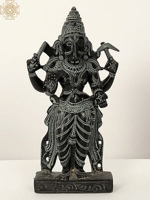 7" Hindu Goddess Varahi | Kadappa Stone