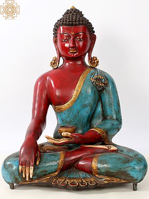 Experience the Healing Power of The Medicine Buddha-Bhaisajyaguru through Sculptures Available Only at Exotic India