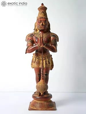 21'' Lord Hanuman In Anjali Mudra | Brass