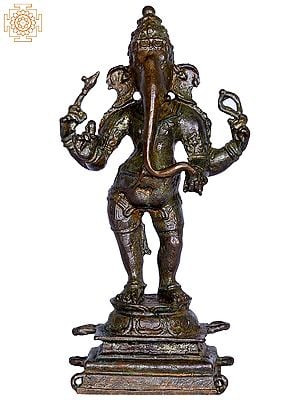 3'' Small Lord Ganesha (Vinayaka) Standing | Gift Box | Bronze
