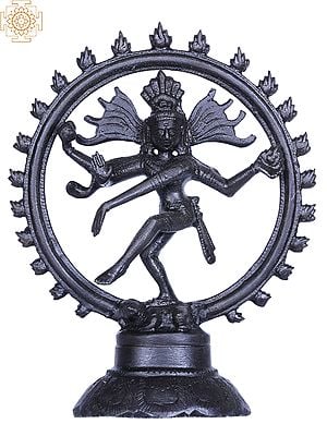 6" Nataraja (Dancing Shiva) Figurine in Bronze