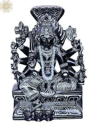 8-Arm Karumariamman Stone Statue