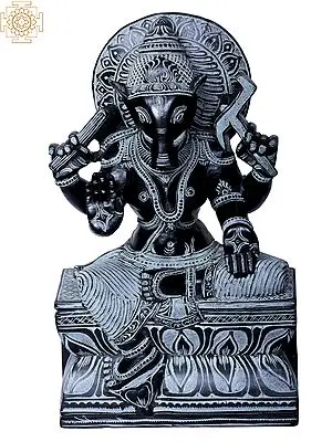 10" Tantric Goddess Varahi Stone Sculpture