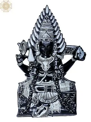 11" Multi-Armed Goddess Mariamman Sculpture