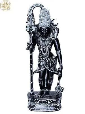 12" Standing Lord Shiva Sculpture