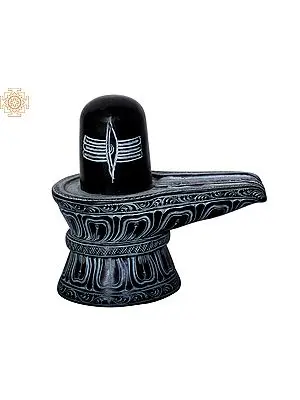 Divine Shiva Lingam Stone Carving