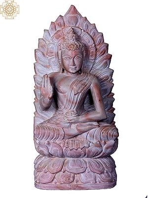 9" Blessing Buddha From Odisha
