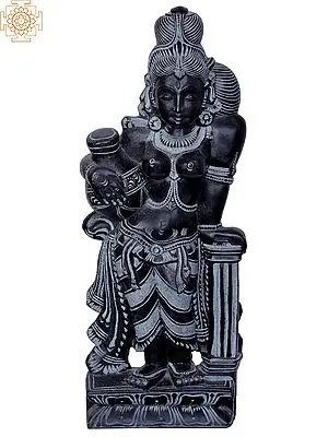 Celestial Nymph Apsara Stone Statue