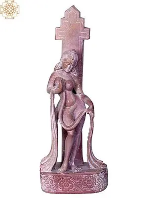 11" Stone Lady Figure